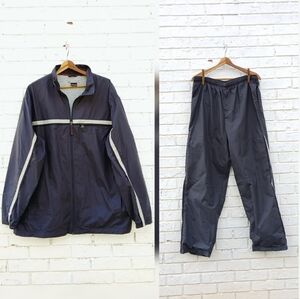 Vintage 90s Nike Tracksuit Nylon Gray XL